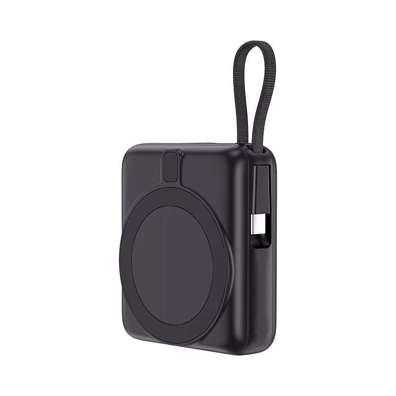 PB-4013 10.000 mAh MagSafe Powerbank - Siyah - Beyaz LED