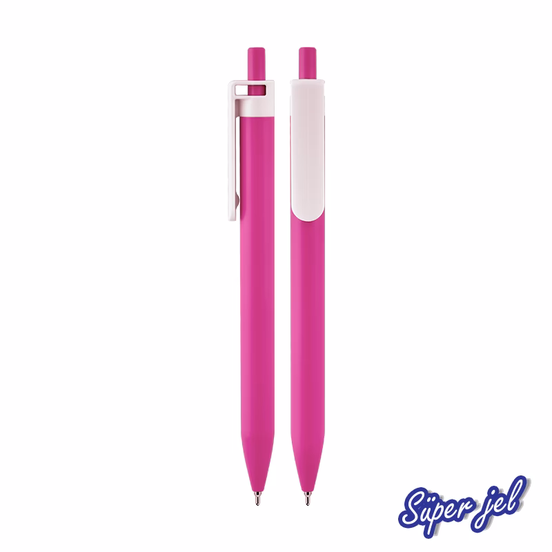 509-BK Plastik Süper Jel Refil Kalem - Pembe