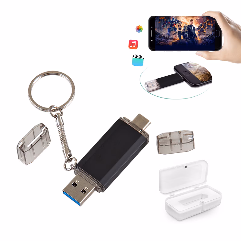 F-154-32 32 GB OTG Usb Bellek - Siyah / 32 GB