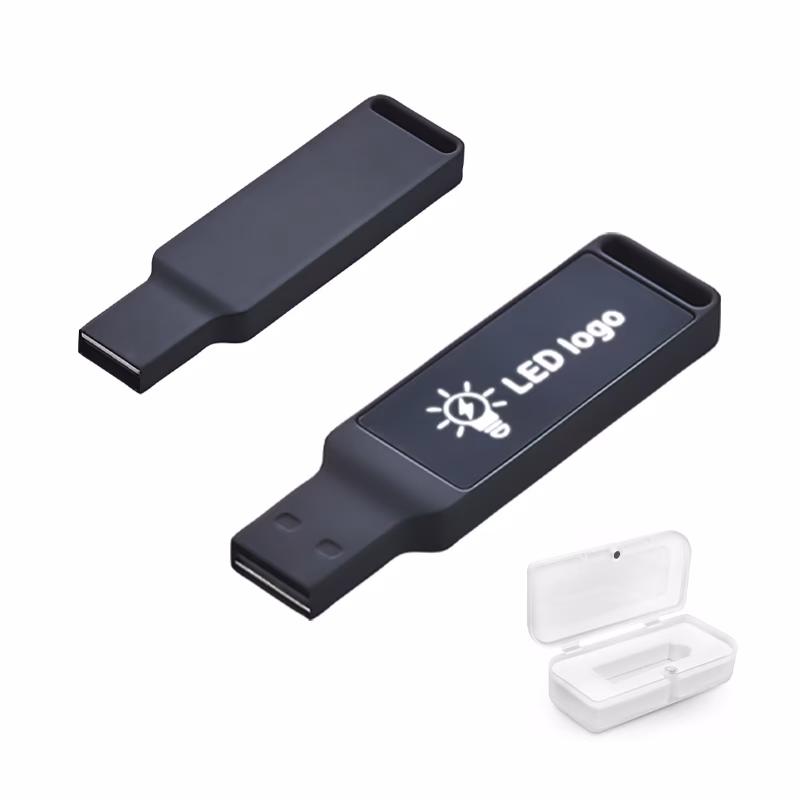 F-206-32 32 GB Işıklı Usb Bellek - Siyah / 32 GB
