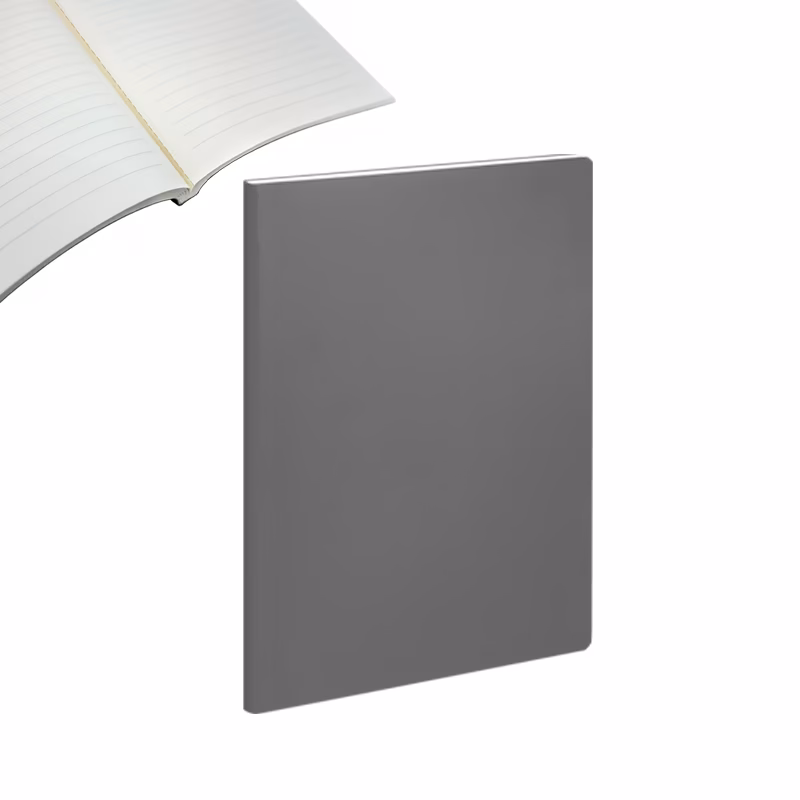 16,5 x 23,5 Perforeli̇ Plike Fantazi Kapak Defter - Gri