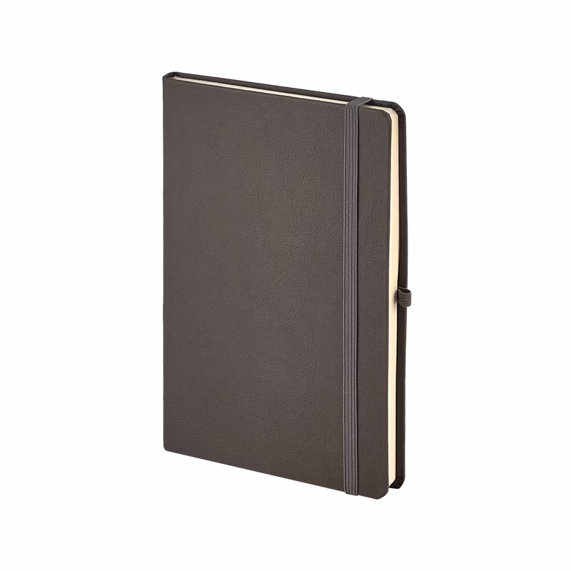 13 x 21 Termo Deri Defter (Holmen Kitap Kağıdı - Füme