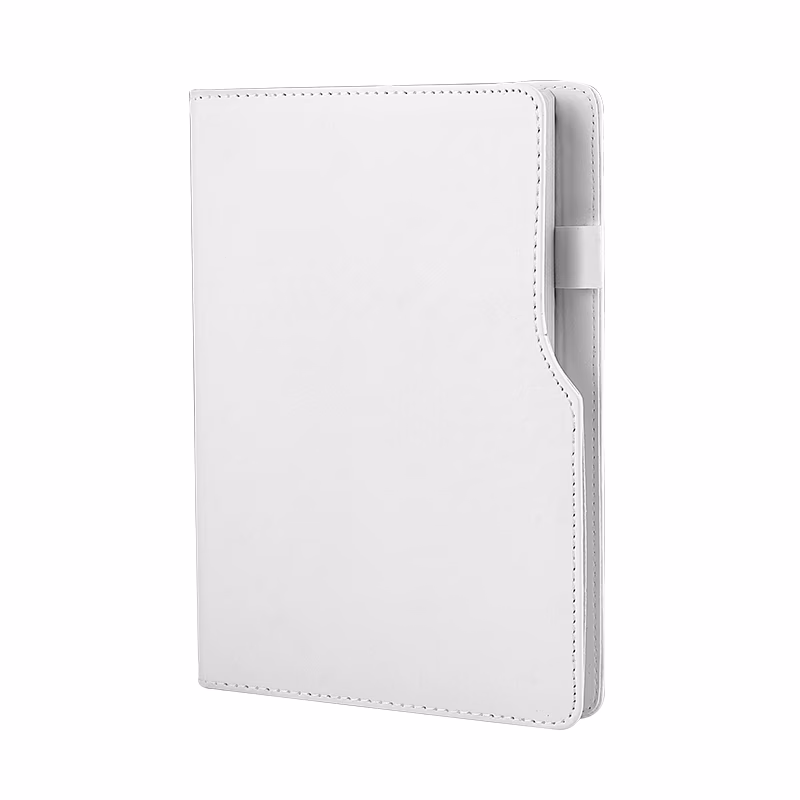 15 x 21 Termo Deri Defter (Holmen Kitap Kağıdı) - Beyaz