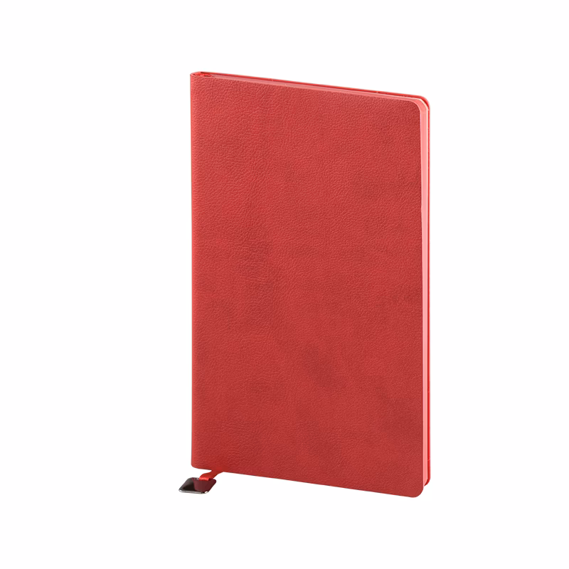 13 x 21 Yumuşak Kapaklı Termo Deri Defter - Kırmızı