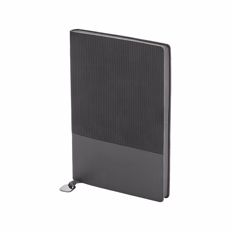15 x 21 Yumuşak Kapaklı Termo Deri Defter - Gri