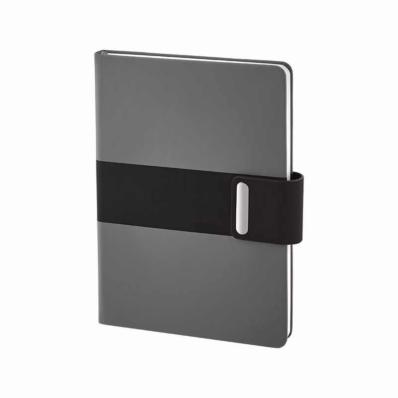 15 x 21 Termo Deri Defter - Gri