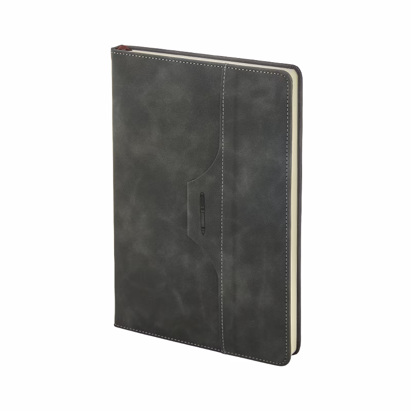 15 x 21 Termo Deri Defter - Füme