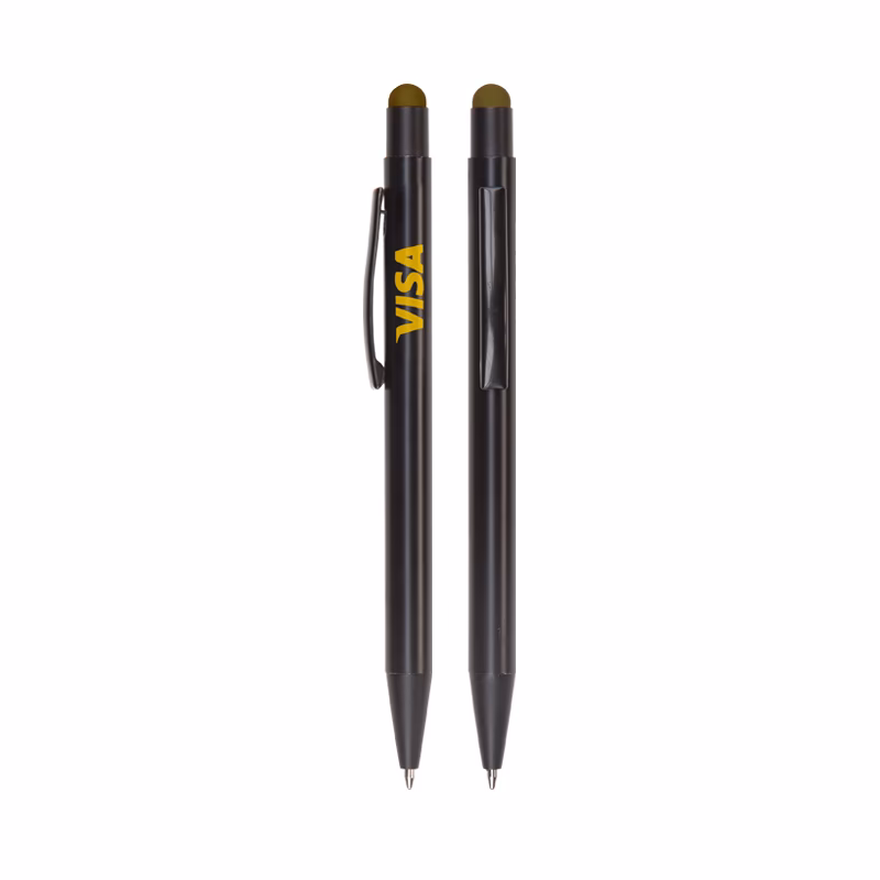 Metal Tükenmez Touchpen Kalem - Gold