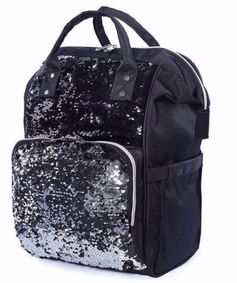 Plain-Line Mother-Baby Bag