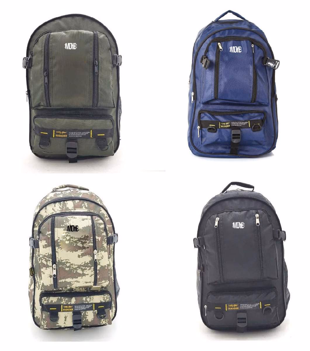 Three-Front-Pocket Hiking Backpack