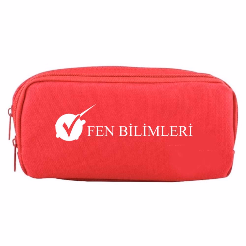 Student Double-Pocket Pencil Case