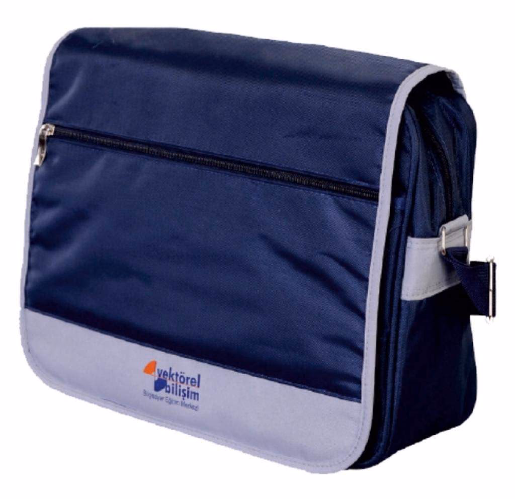 Magnetic-Flap Messenger Bag