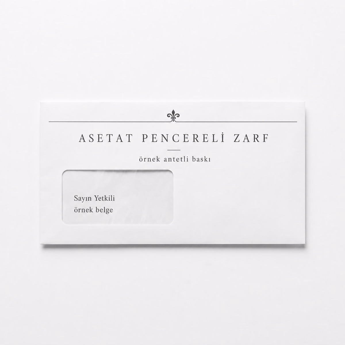 INP-0073-A Asetat Pencereli Zarf